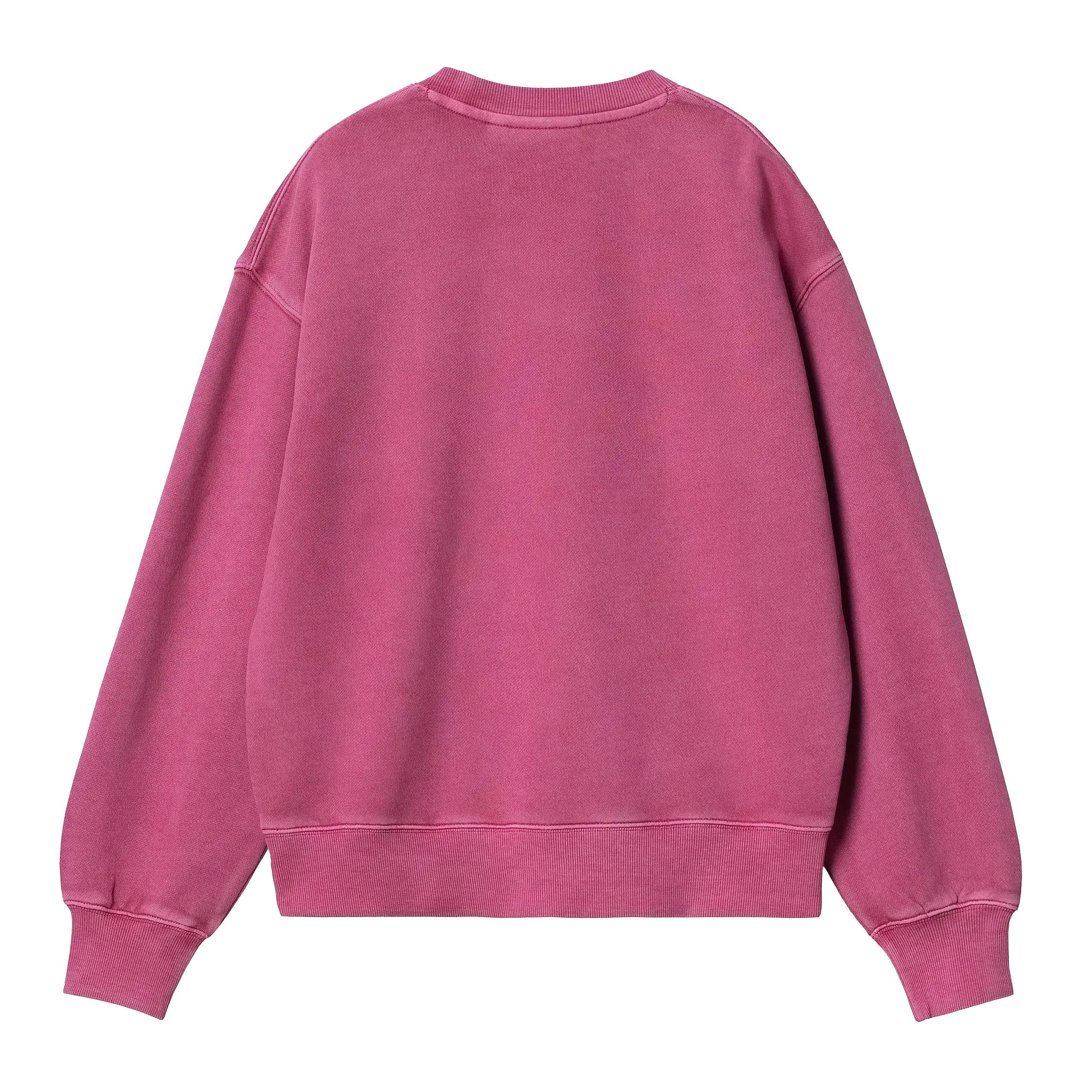 W' NELSON SWEATSHIRT MAGENTA GARMENT DYED