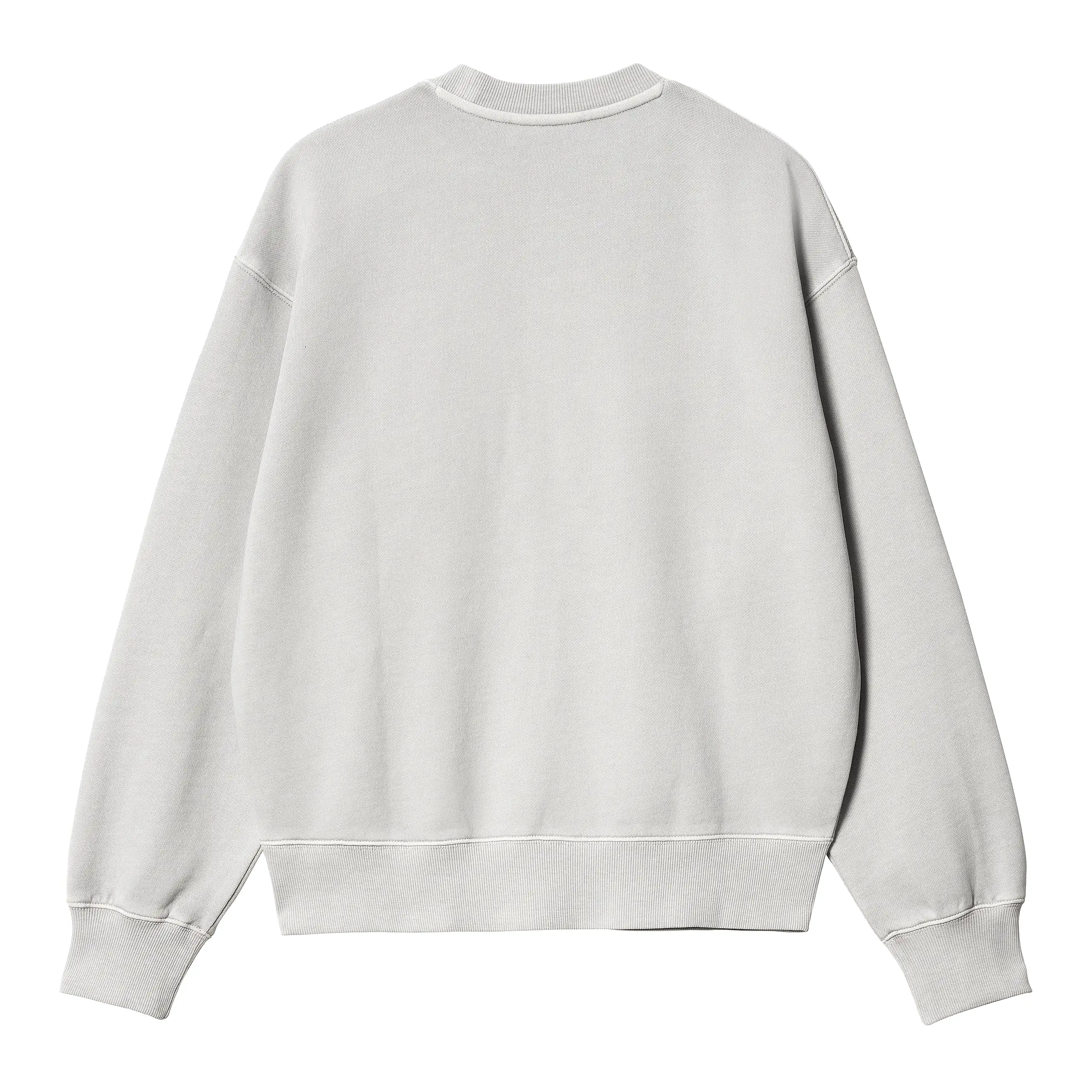 W' NELSON SWEATSHIRT SONIC SILVER GARMENT DYED