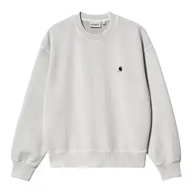 W' NELSON SWEATSHIRT SONIC SILVER GARMENT DYED