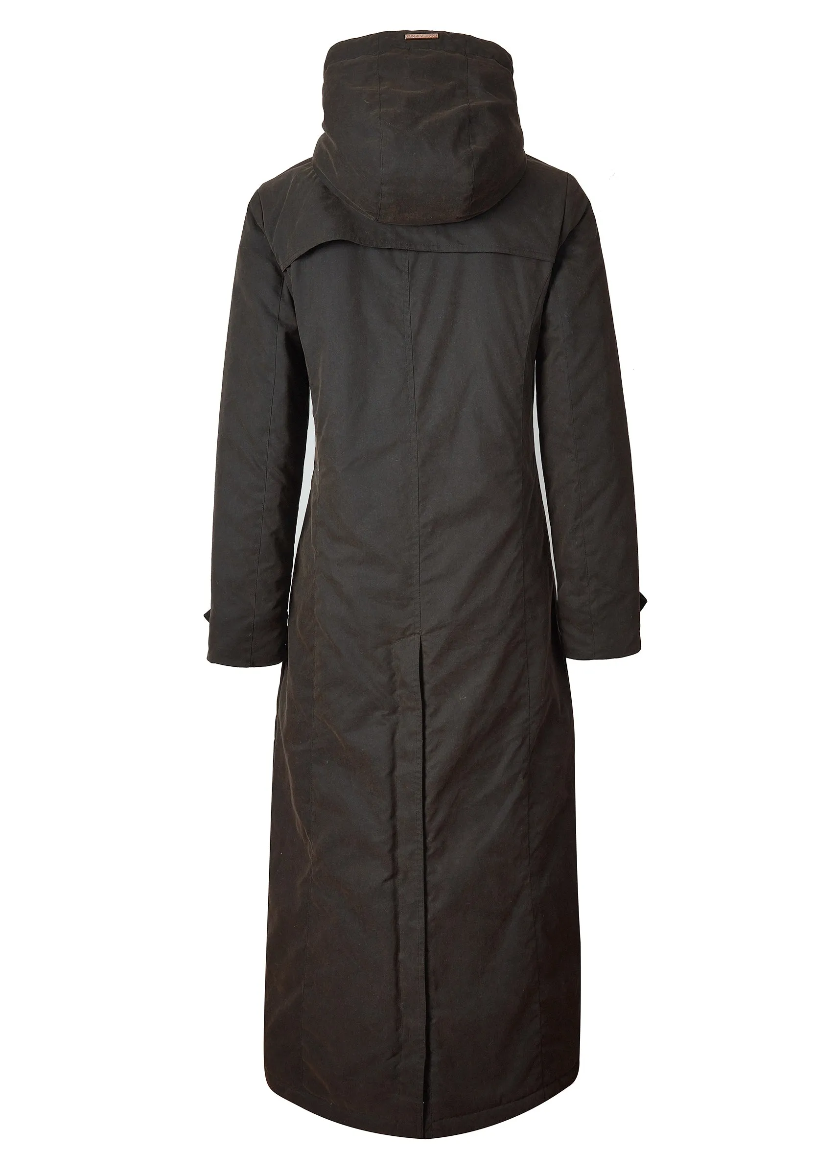 Wax Longline Field Coat (Dark Olive)