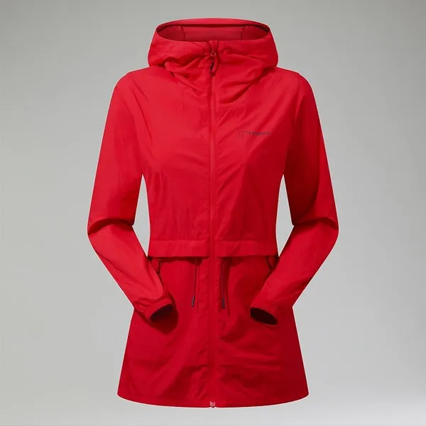 Women's Milham Windproof Jacket - Red