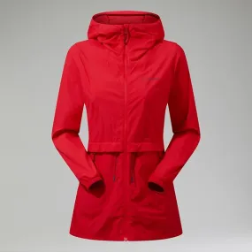 Women's Milham Windproof Jacket - Red