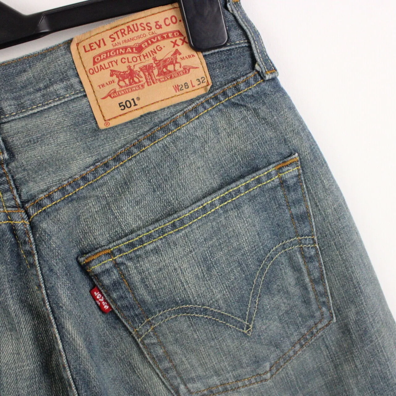 Womens LEVIS 501 Jeans Mid Blue | W28 L30