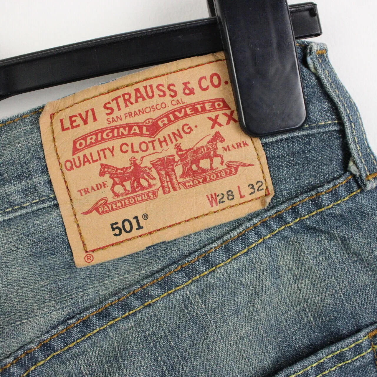 Womens LEVIS 501 Jeans Mid Blue | W28 L30